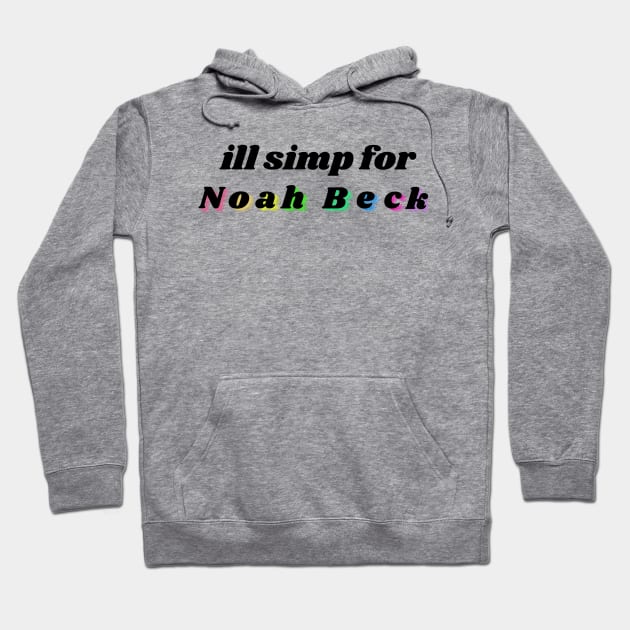 Noah beck merch pink hoodie hotsell